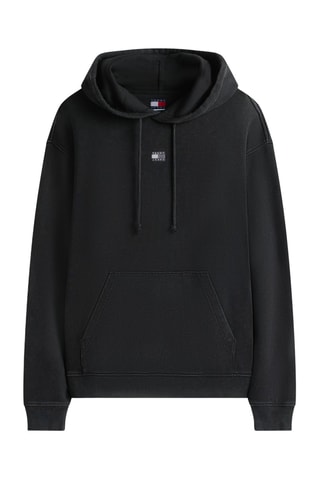 Sweat à capuche relaxed - Noir