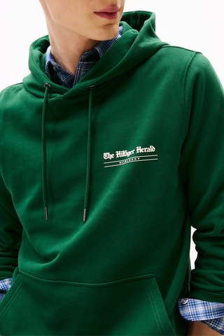 Sweat à capuche - Vert foncé