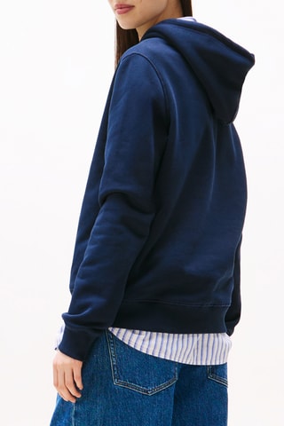 Sweat à capuche regular - Bleu marine