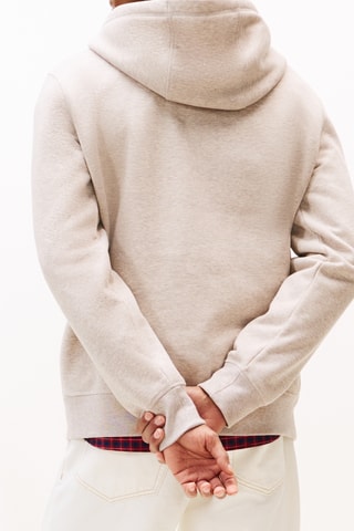 Sweat à capuche - Beige chiné
