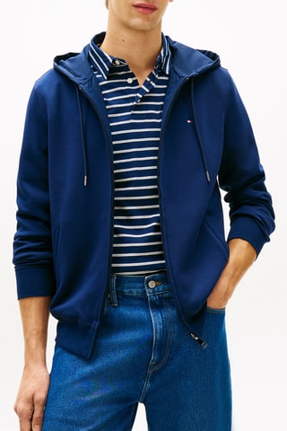 Sweat réversible à capuche - Bleu marine