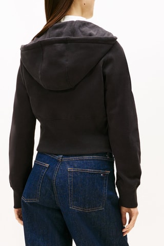 Sweat à capuche regular - Noir