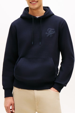 Sweat à capuche - Bleu nuit