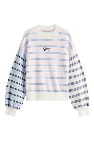 Sweat - Rose et bleu clair