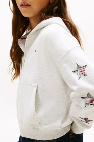 Sweat à capuche - Gris chiné