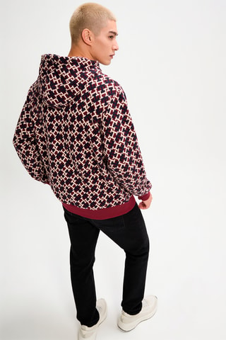 Sweat à capuche - Bordeaux