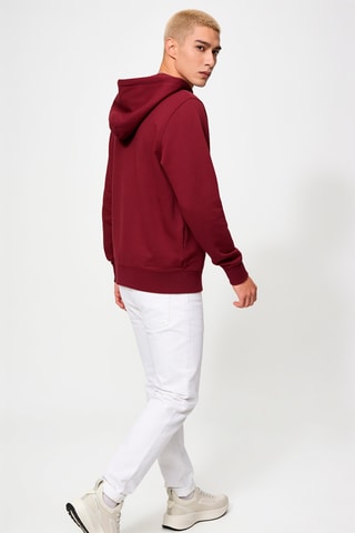 Sweat à capuche - Bordeaux