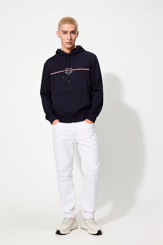 Felpa con cappuccio - Navy