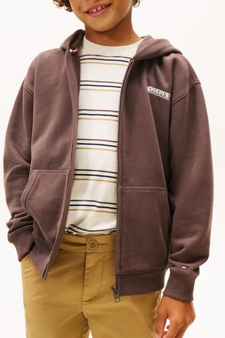 Sweat à capuche - Marron foncé