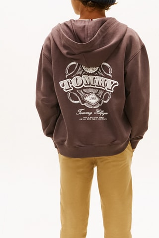 Sweat à capuche - Marron foncé
