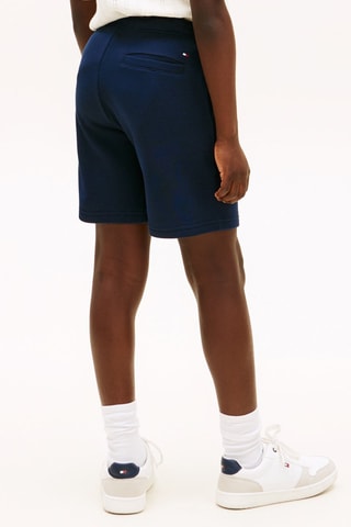 Short wide legs - Bleu nuit et vert clair