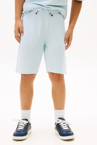 Short en jean - Ciel et moutarde