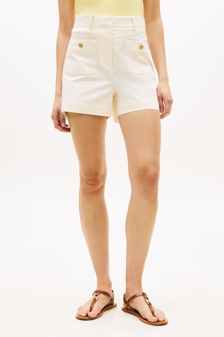 Short en coton biologique - Ecru