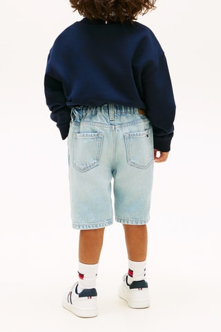 Bermuda straight en jean - Bleu clair