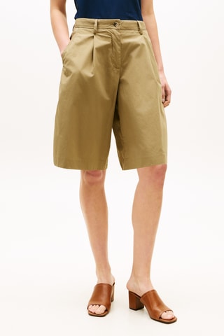 Bermuda regular en coton biologique - Marron