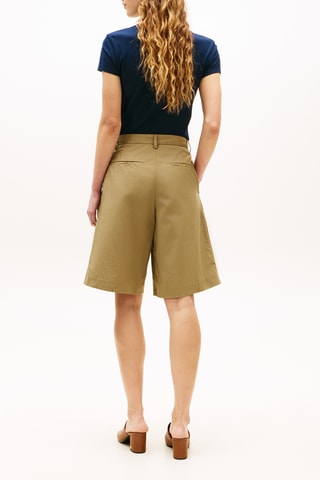 Bermuda regular en coton biologique - Marron