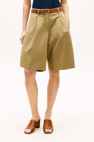 Bermuda regular en coton biologique - Marron