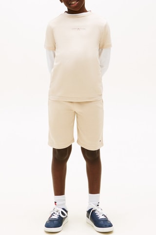 T-shirt et short regular - Beige