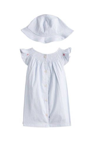 Bob et robe en coton biologique - Ciel