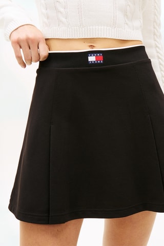 Jupe plissée taille haute - Noir