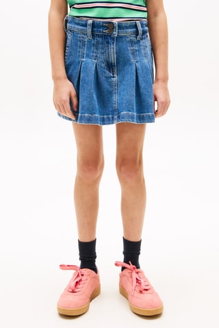 Jupe en jean - Bleu cobalt
