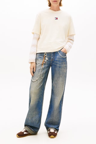 T-shirt regular - Beige clair