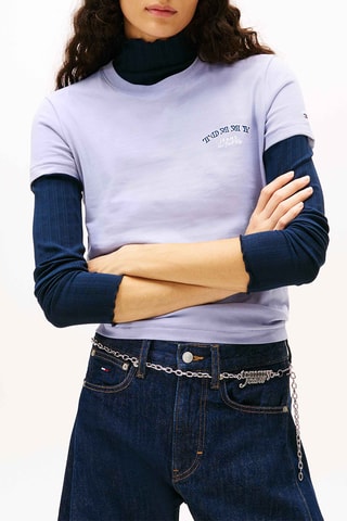 T-shirt regular - Mauve