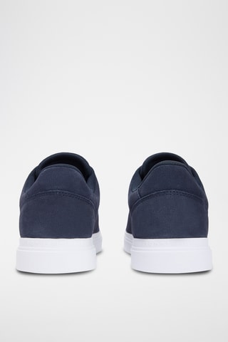 Baskets en nubuck - Bleu marine