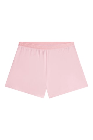 Short de pyjama en coton biologique - Rose