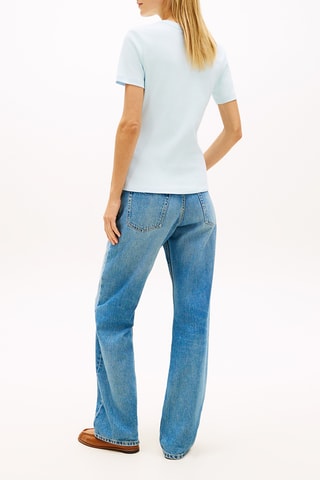 T-shirt slim - Ciel