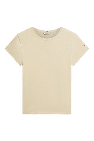 T-shirt slim en coton biologique - Beige