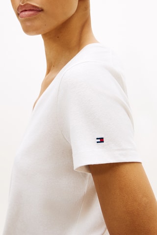 T-shirt regular en lin - Ecru