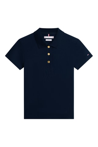 Polo slim - Bleu marine