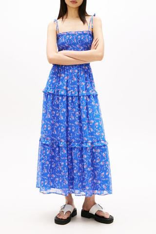 Robe longue - Bleu