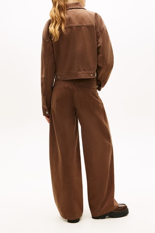 Veste en jean - Marron