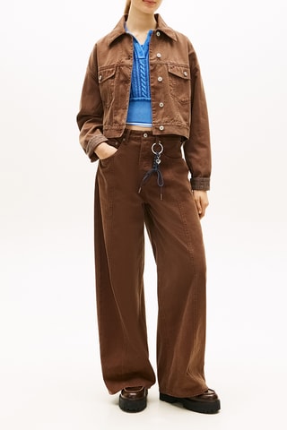 Veste en jean - Marron
