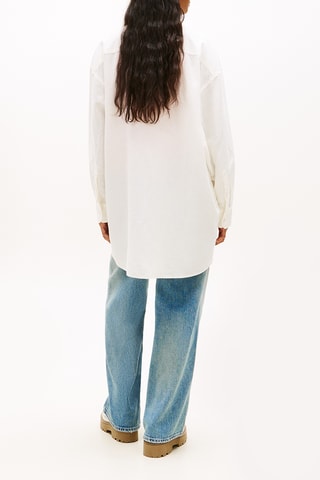 Robe chemise en lin biologique - Ecru