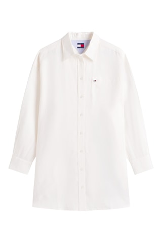 Robe chemise en lin biologique - Ecru