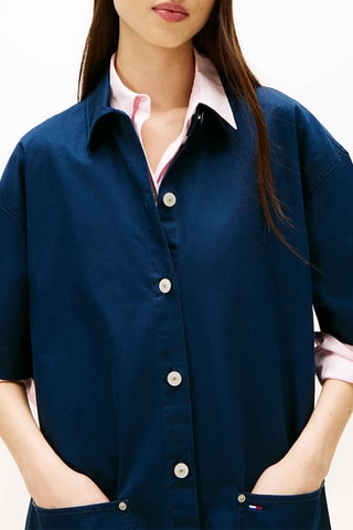 Robe chemise - Bleu marine
