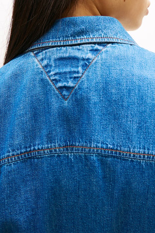 Robe chemise en jean - Bleu