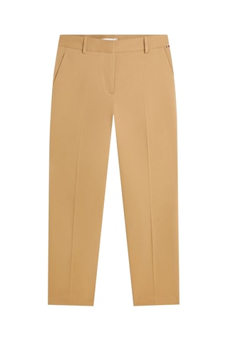 Pantalon regular en coton biologique - Beige