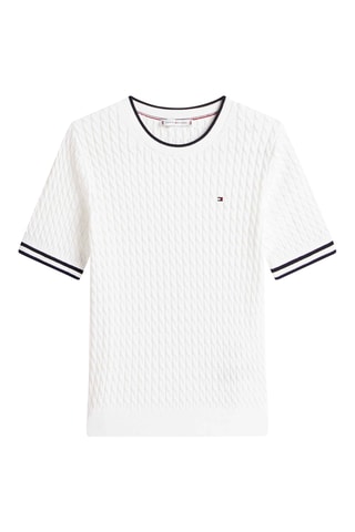 Top en coton biologique - Blanc