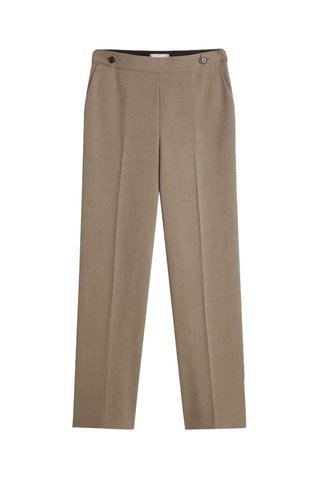 Pantalon straight - Taupe