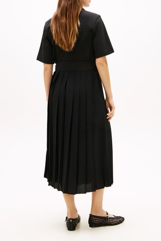 Robe plissée - Noir