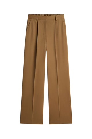 Pantalon wide legs - Marron