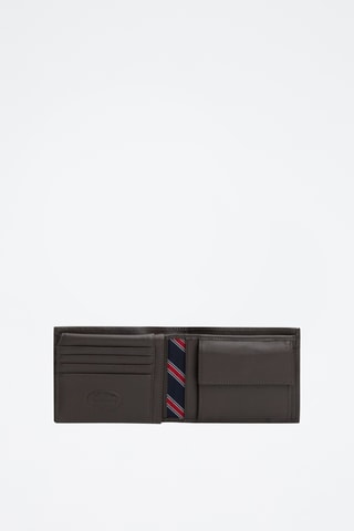 Portefeuille en cuir Eton - Marron