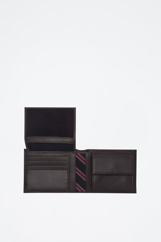 Portefeuille en cuir Eton - Marron