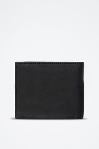 Portefeuille en cuir Johnson - Noir