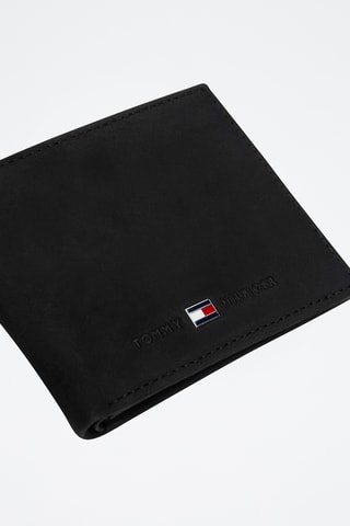 Portefeuille en cuir Johnson - Noir