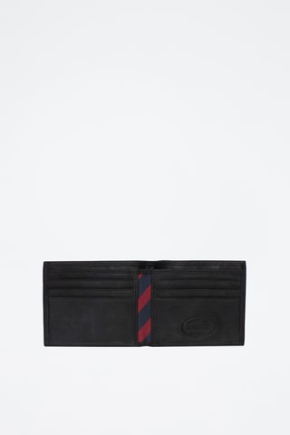 Portefeuille en cuir Johnson - Noir